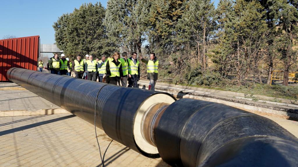 Obras de la red de calor sostenible 'Valladolid-Oeste'