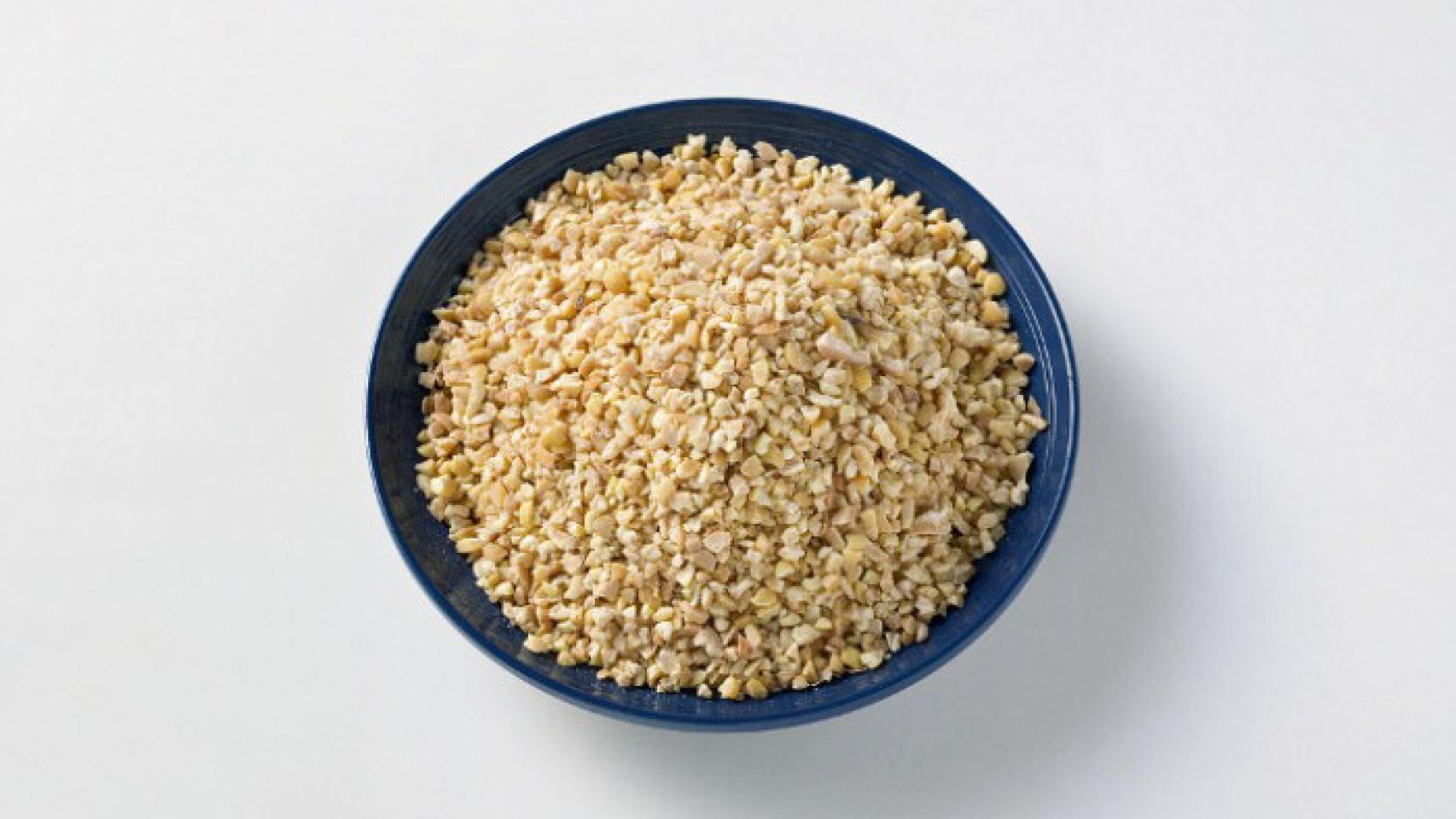 Gránulos de soja.