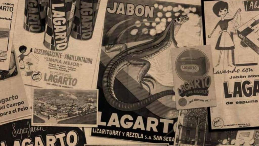 Publicidades antiguas de la marca Lagarto.