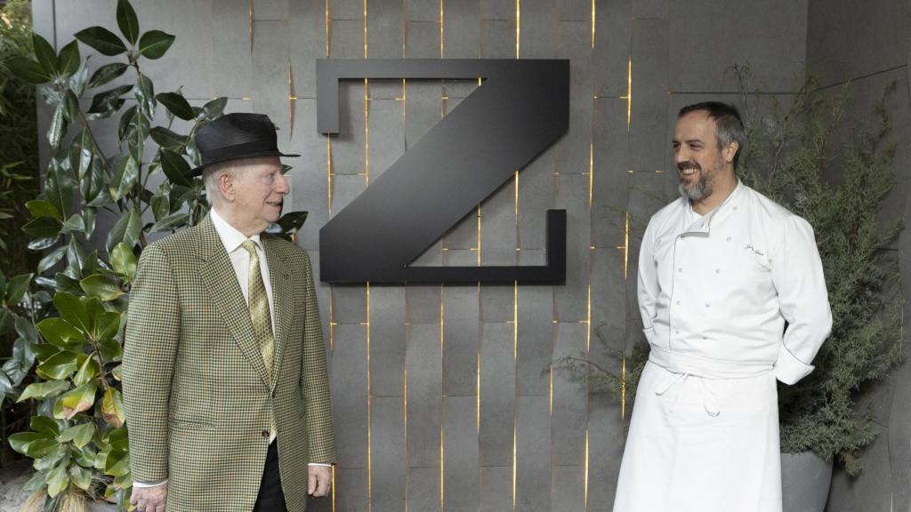 Los chefs en la entrada.