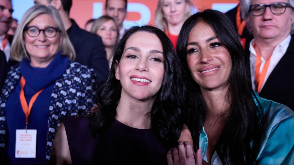 Inés Arrimadas junto a Begoña Villacís, el pasado 13 de enero.