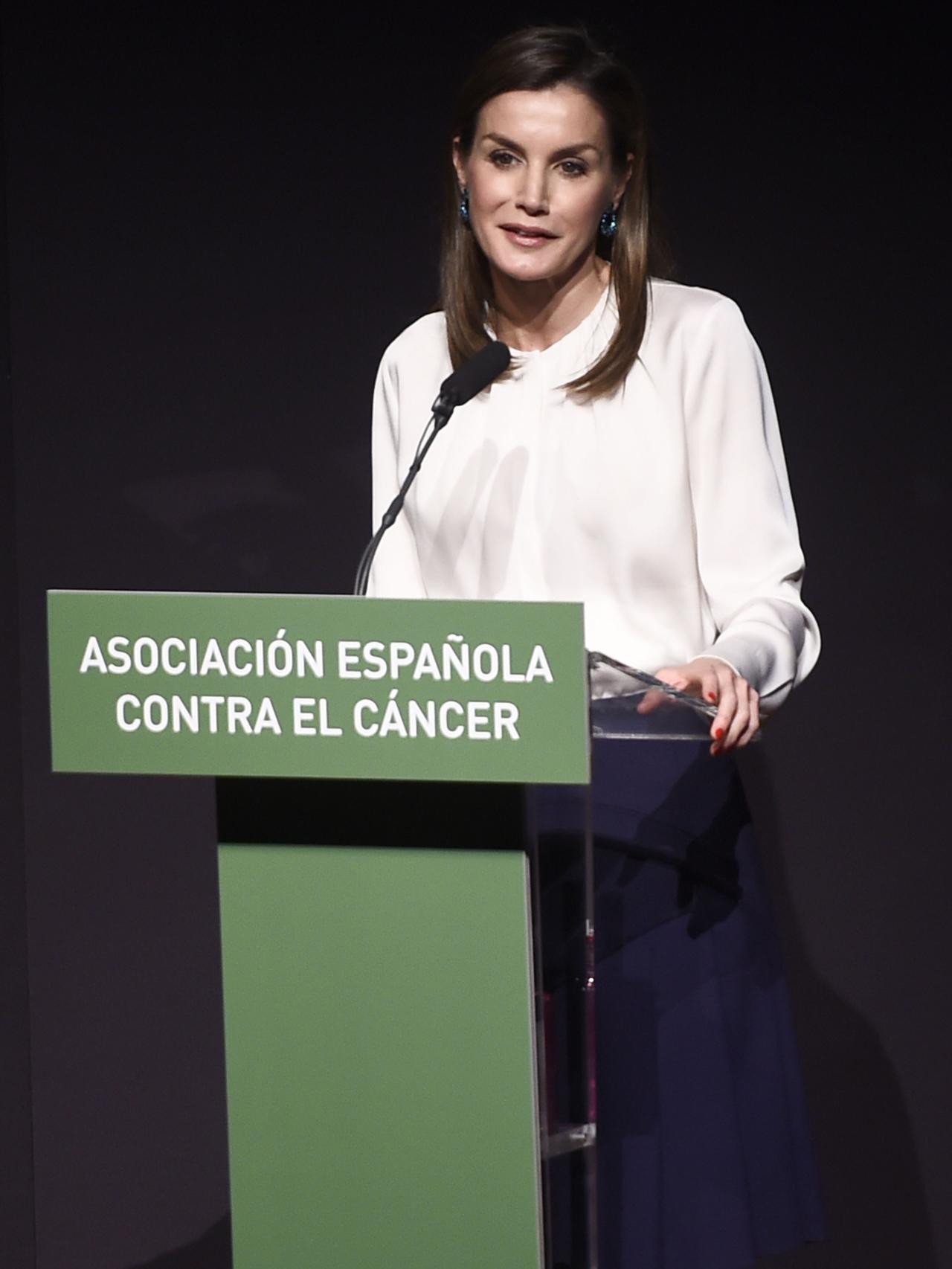 La reina Letizia es presidenta de honor en la AECC.