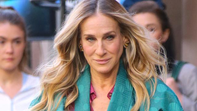 Sarah Jessica Parker en el rodaje de 'Sexo en Nueva York'.
