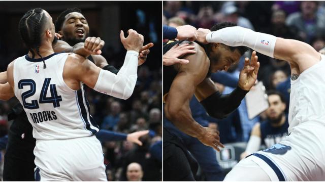La pelea entre Donovan Mitchell y Dillon Brooks