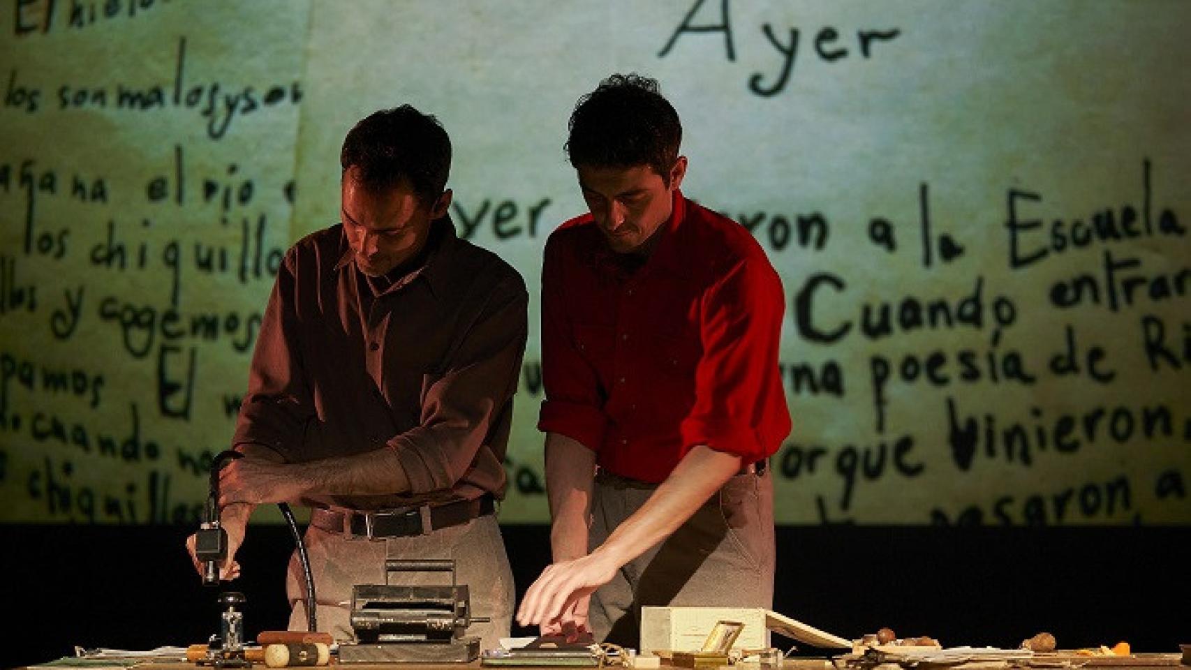 Xavier Bobés y Sergi Torrecilla, en un momento de 'El Mar'.