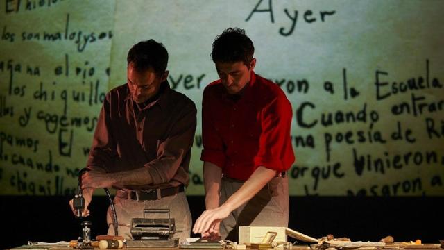 Xavier Bobés y Sergi Torrecilla, en un momento de 'El Mar'.