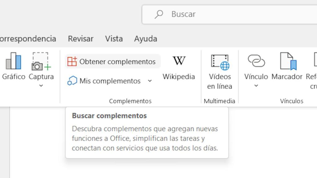 Instalación de complementos en Microsoft Word