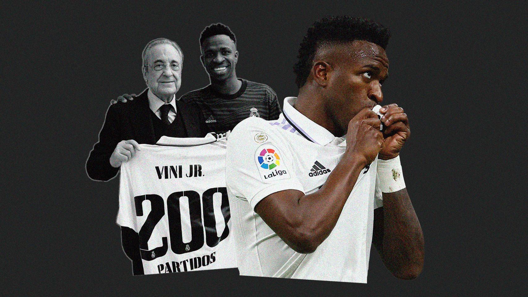 Los 200 partidos de Vinicius con el Real Madrid