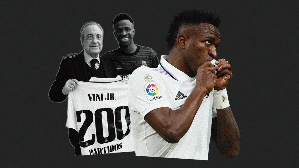 Los 200 partidos de Vinicius con el Real Madrid