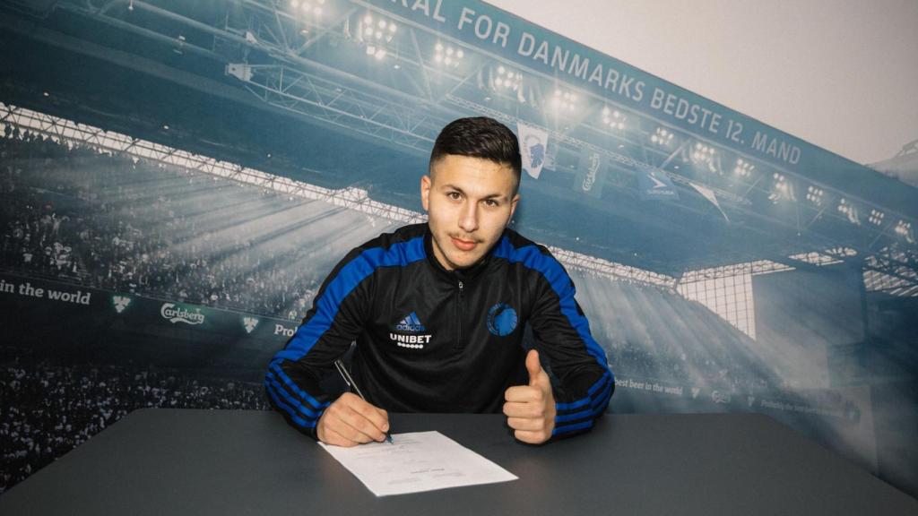 Roony Bardghji firma su contrato con el Copenhague
