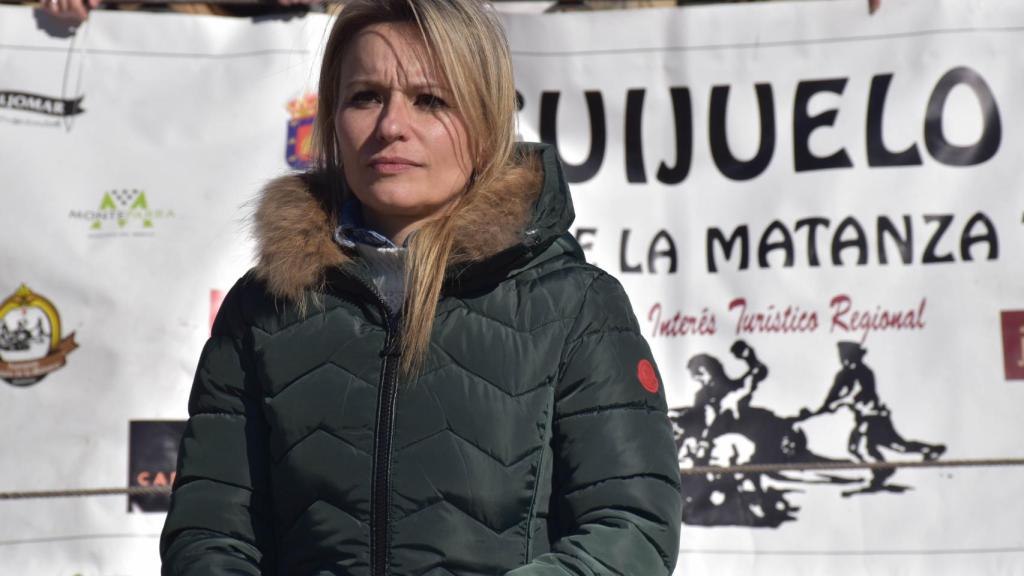 La concejala de Turismo de Guijuelo, Sandra Méndez