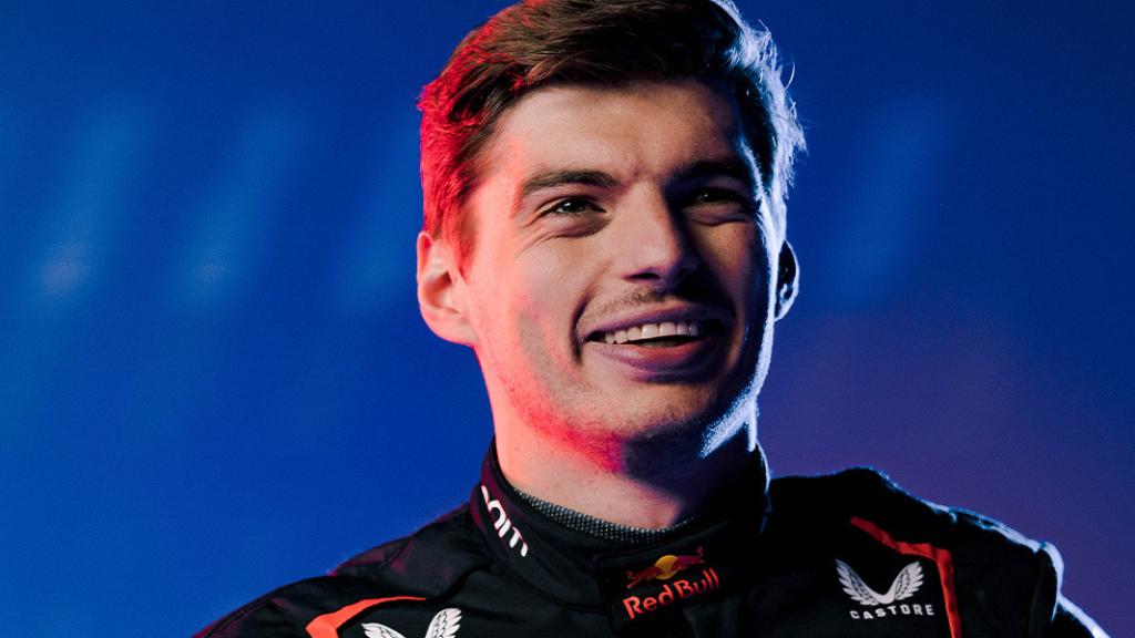 Max Verstappen, en la presentación de Red Bull