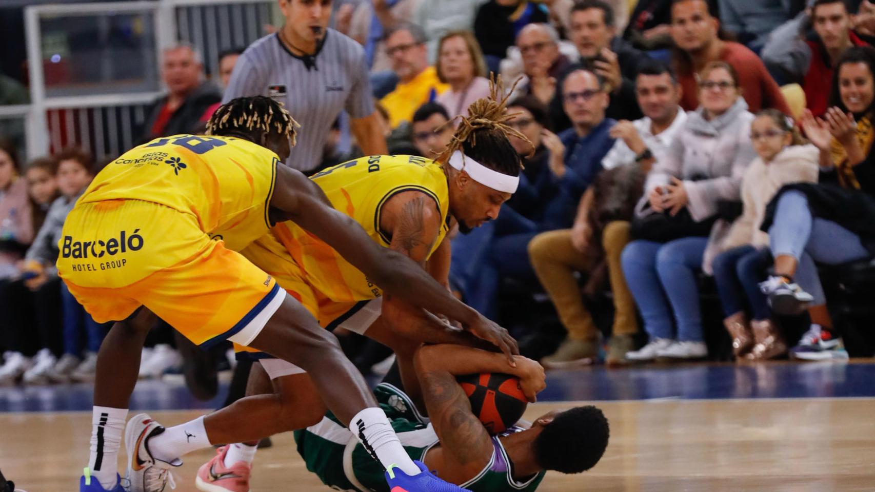 Momento del Gran Canaria vs. Unicaja de Málaga