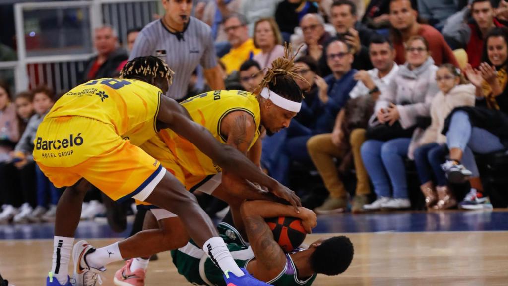 Momento del Gran Canaria vs. Unicaja de Málaga