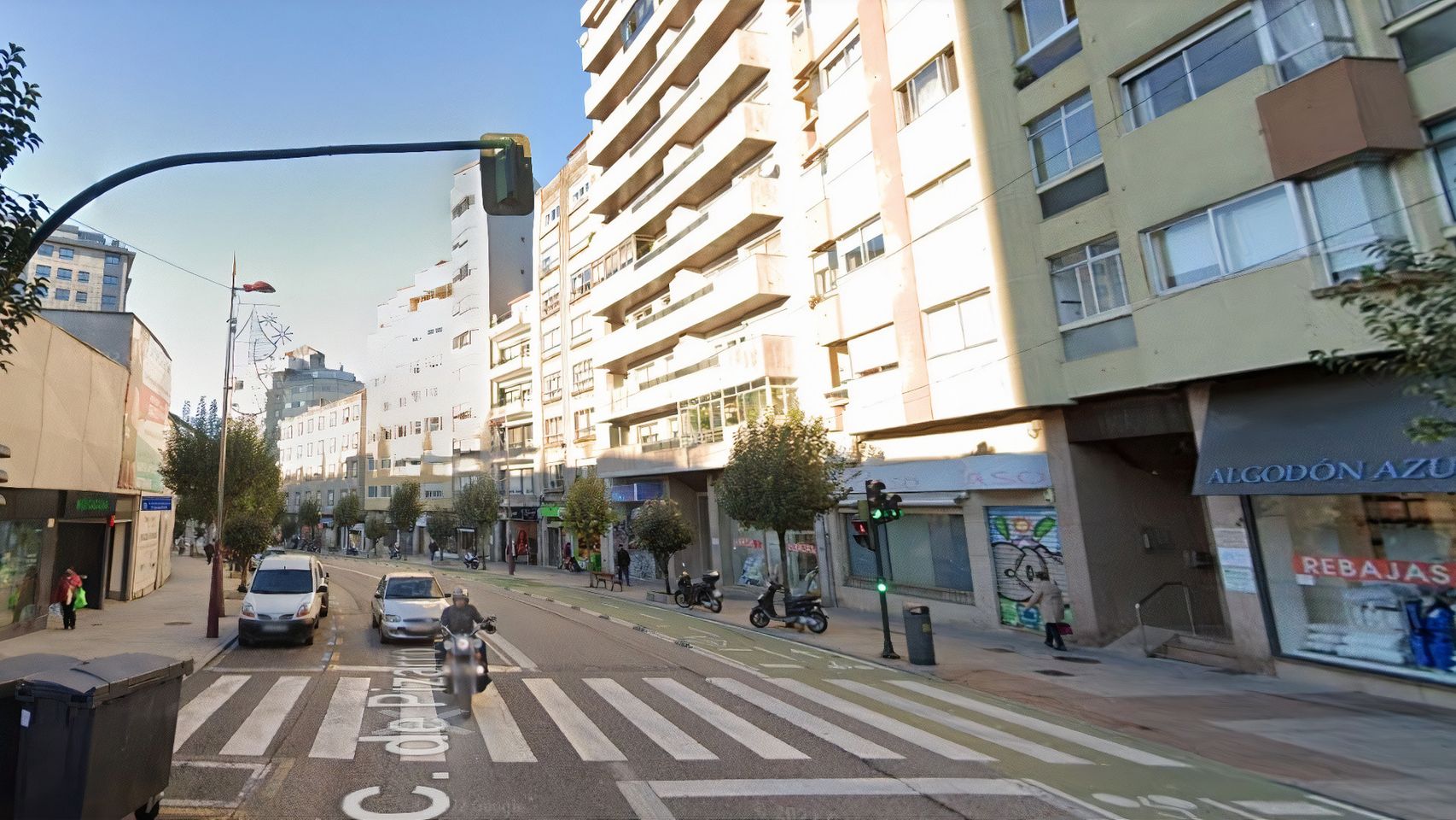 Calle Pizarro, en Vigo.