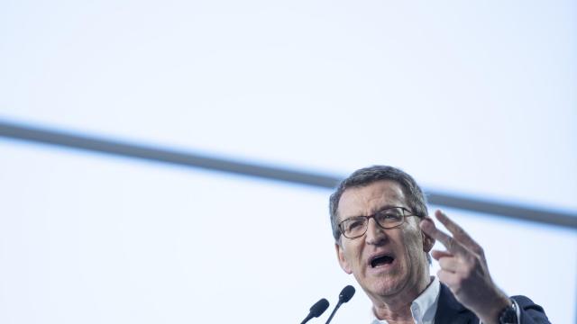 El presidente del PP, Alberto Núñez Feijóo, clausura la 26 Intermunicipal del partido.