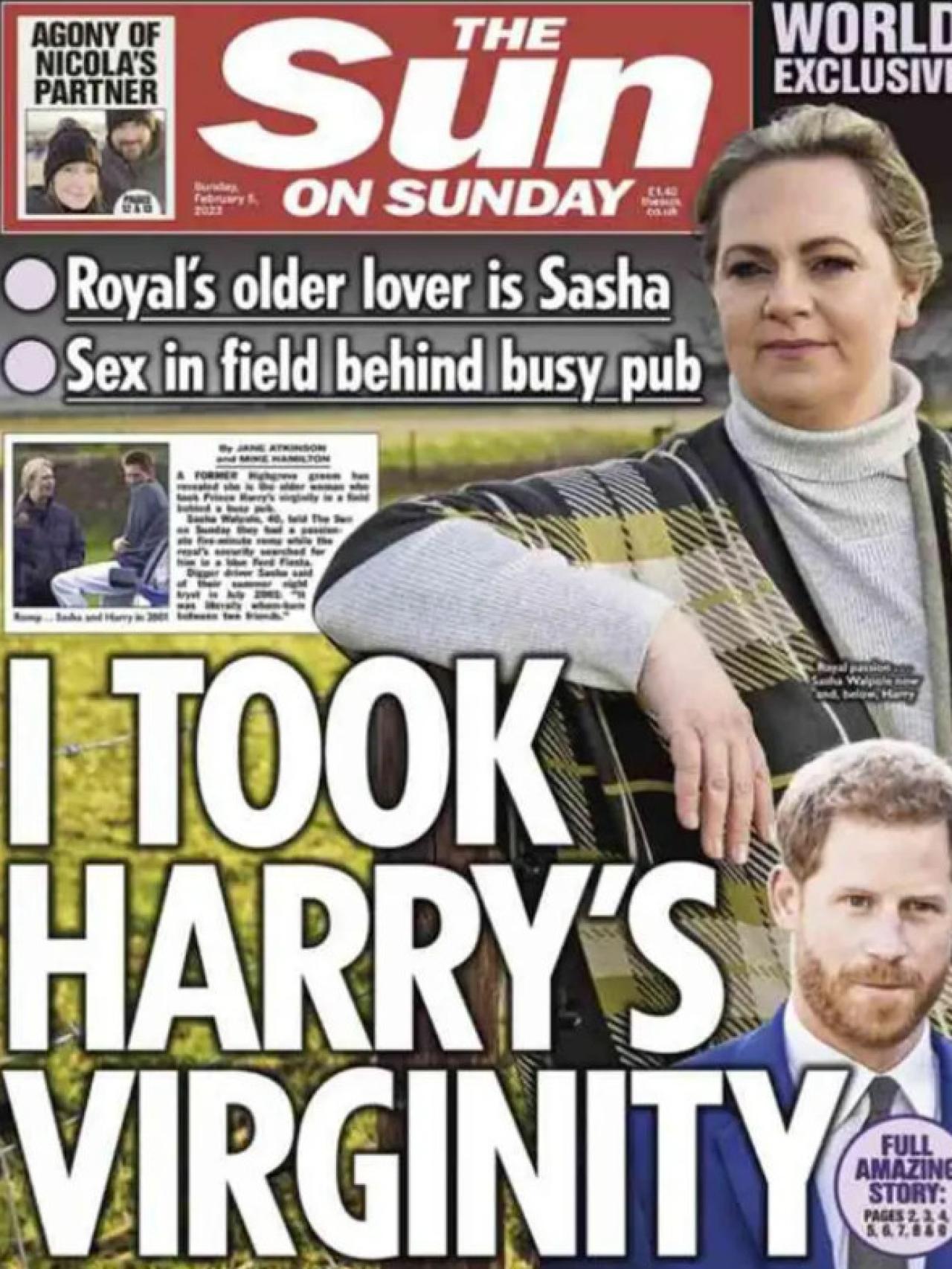 Portada del periódico 'The Sun'.