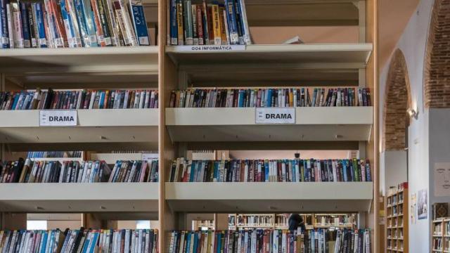 Imagen de archivo de una biblioteca pública.