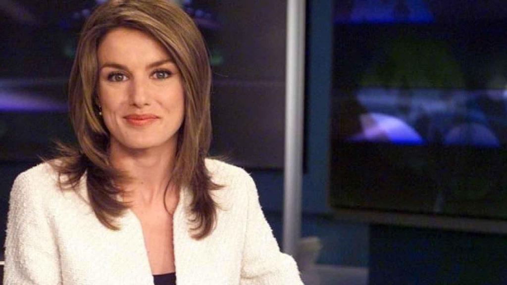 Letizia, en su etapa como periodista.