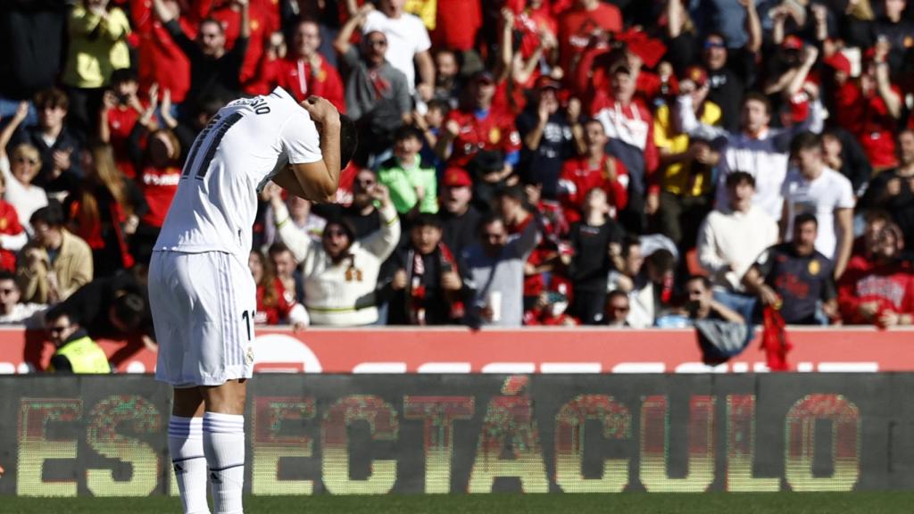 Marco Asensio, tras fallar el penalti ante el Mallorca.