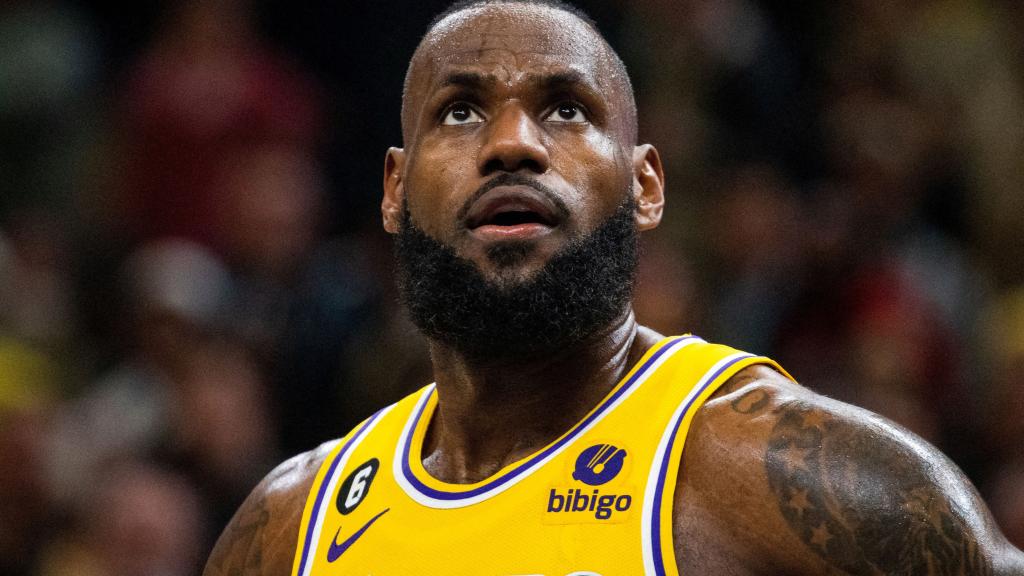LeBron James, en un partido de Los Angeles Lakers de la NBA 2022/2023