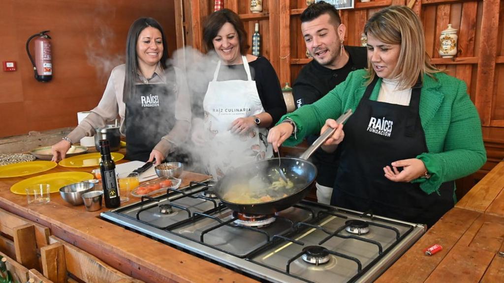 Bárbara García, Patricia Franco, Carlos Maldonado y Tita García.
