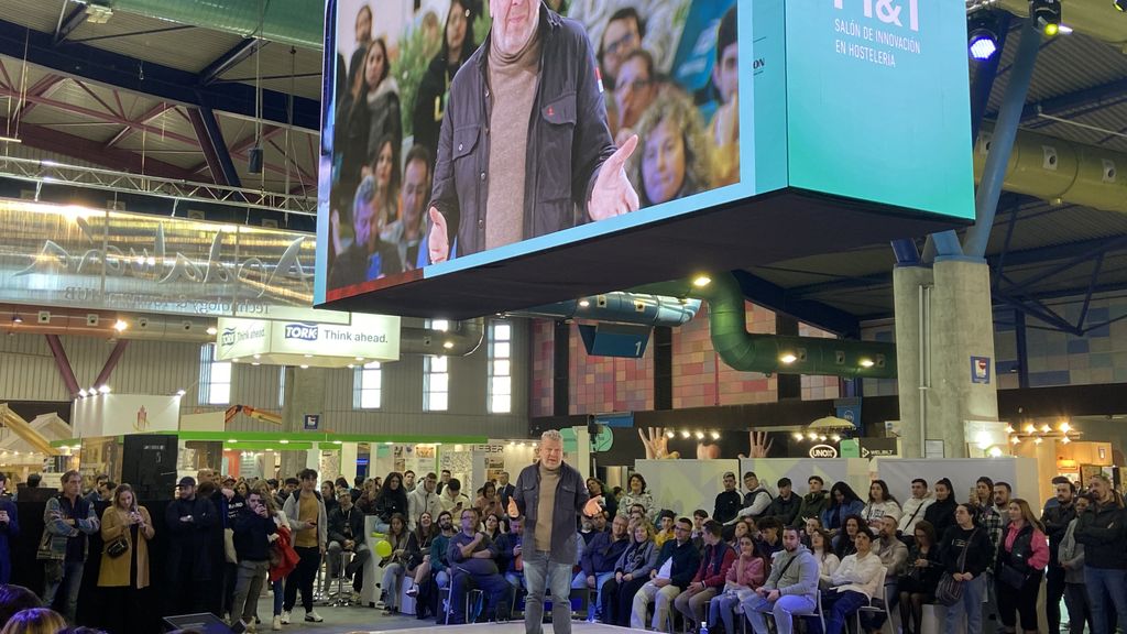 Alberto Chicote, en la feria gastronómica de la ciudad.