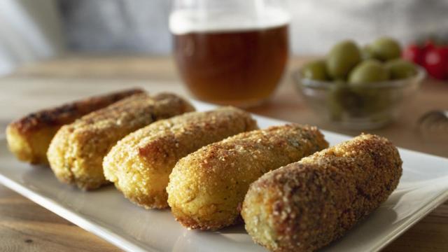 Receta de croquetas de jamón de Martín Berasategui.