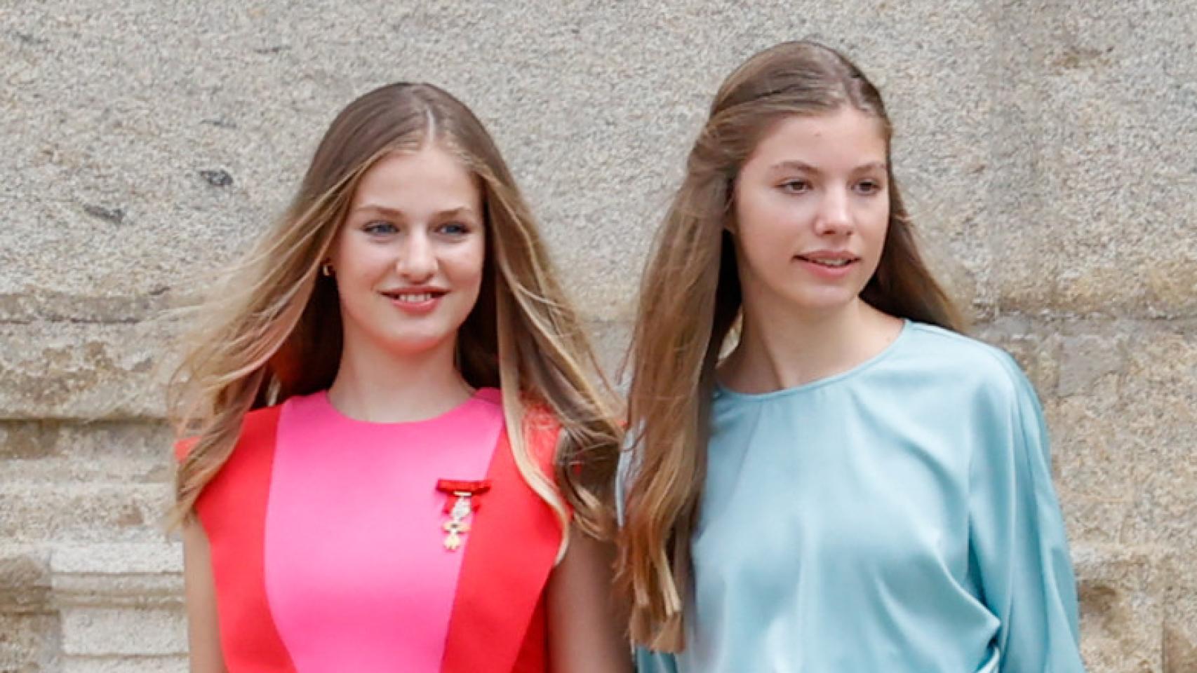 La princesa Leonor y la infanta Sofía en una imagen de archivo.
