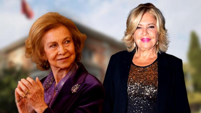 La emérita Sofía y Bárbara Rey en un montaje de EL ESPAÑOL.