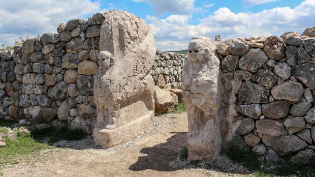 Puerta de entrada a Hattusa, la capital de los hititas. Foto: Bernard Gagnon