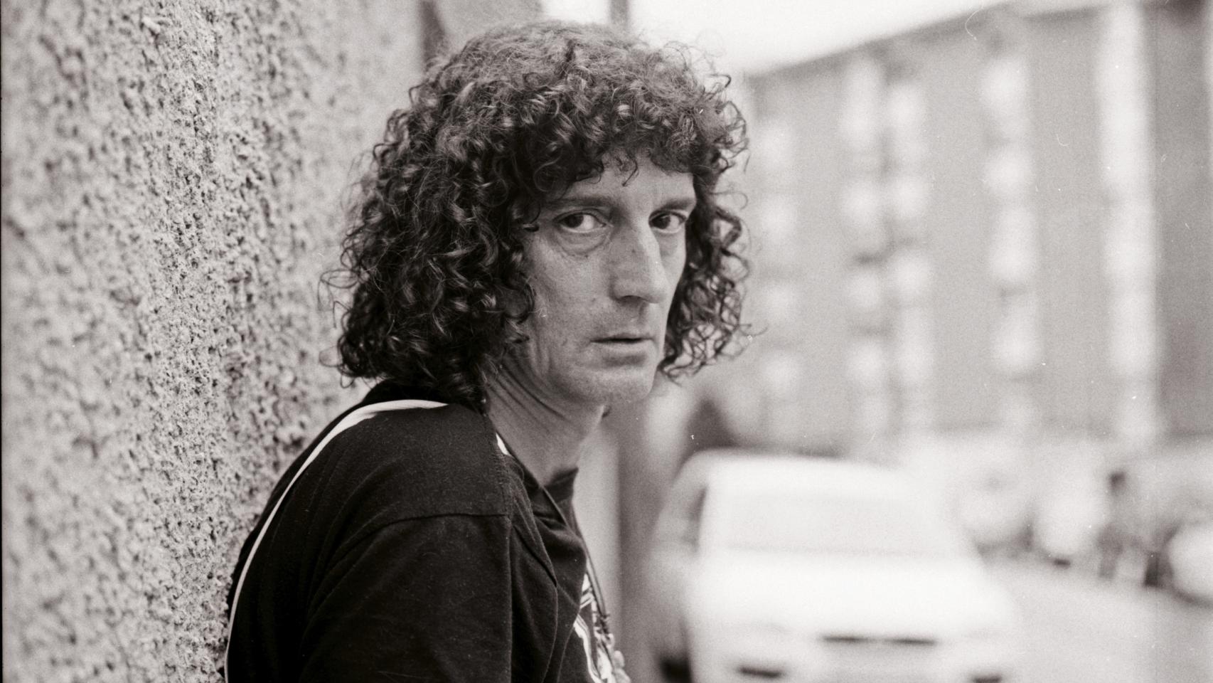 David González en el barrio del Coto (Gijón). Foto: Cesar Tamargo Maltrago