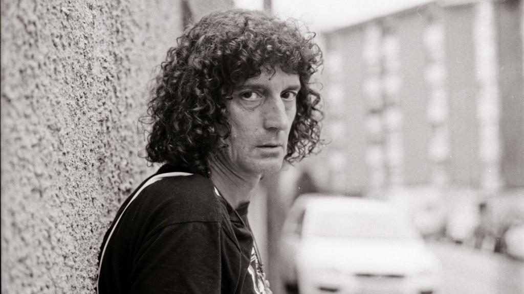David González en el barrio del Coto (Gijón). Foto: Cesar Tamargo Maltrago