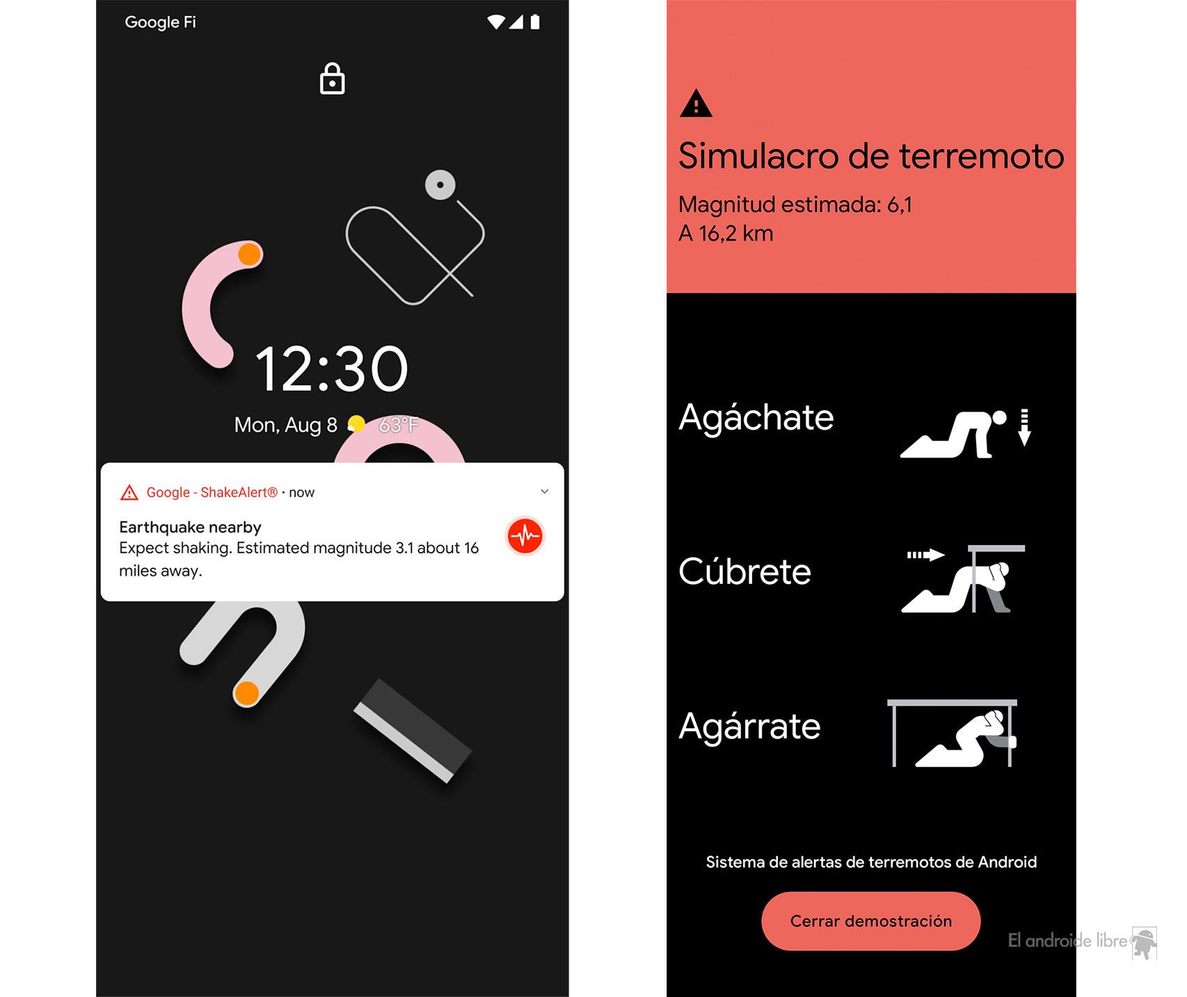 Las dos tipos de alertas de terremotos que puedes recibir en tu móvil