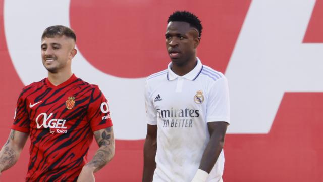 Vinicius, durante el Mallorca - Real Madrid