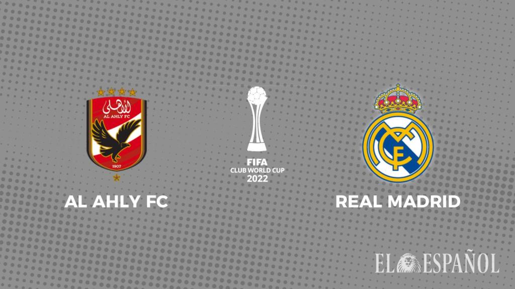 Cartel del partido Al Ahly - Real Madrid del Mundial de Clubes 2023
