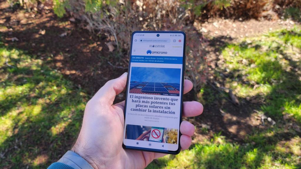 La pantalla del POCO X5 Pro.