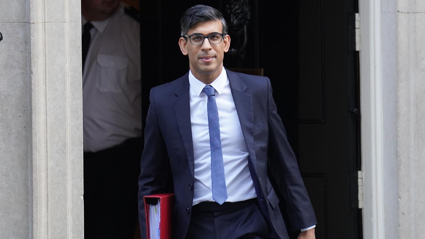 El primer ministro de Reino Unido, Rishi Sunak.