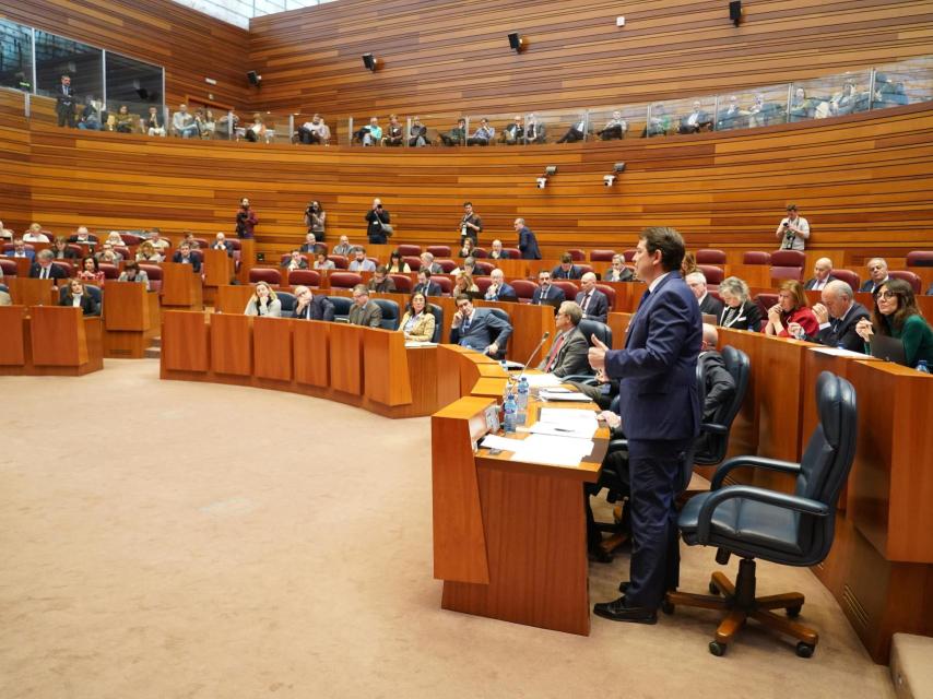 Imagen del pleno de las Cortes de este martes.