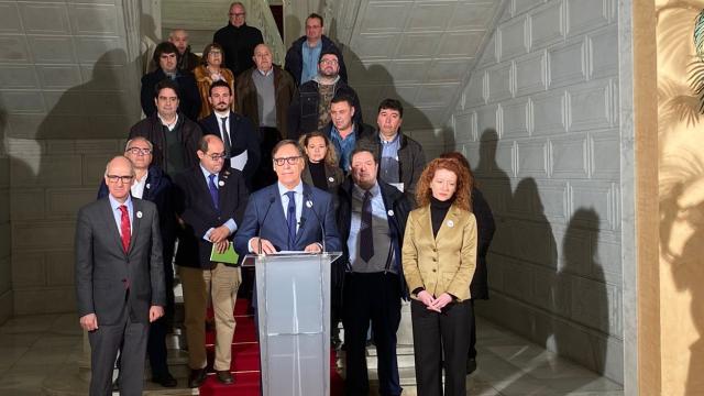 El alcalde de Salamanca, en su comparecencia ante los medios de comunicación