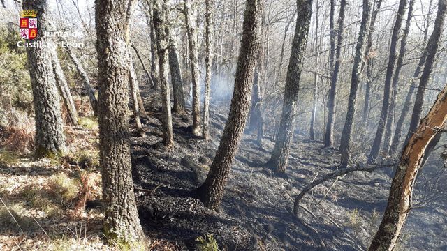 Fuego en Puebla de Sanabria