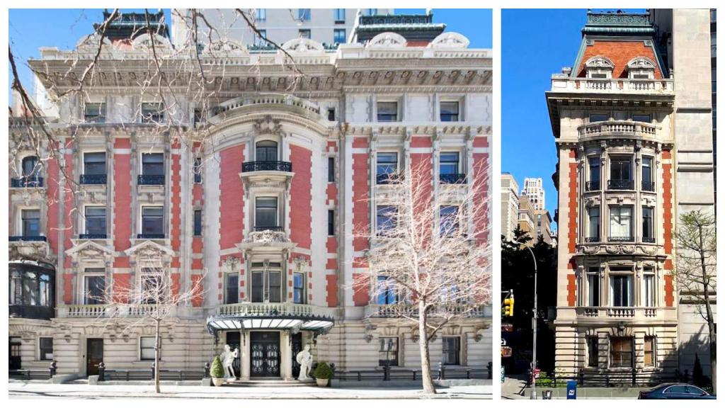 Fachada de la casa que Carlos Slim vende en Nueva York.