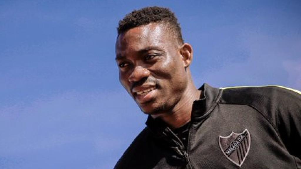 Christian Atsu, durante su etapa en el Málaga