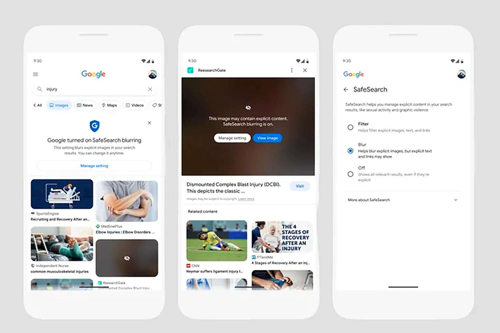 Así funciona el desenfoque en la búsqueda de Google