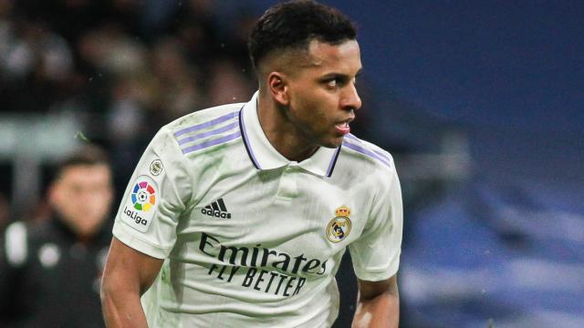 Rodrygo Goes, en un partido del Real Madrid de la temporada 2022/2023