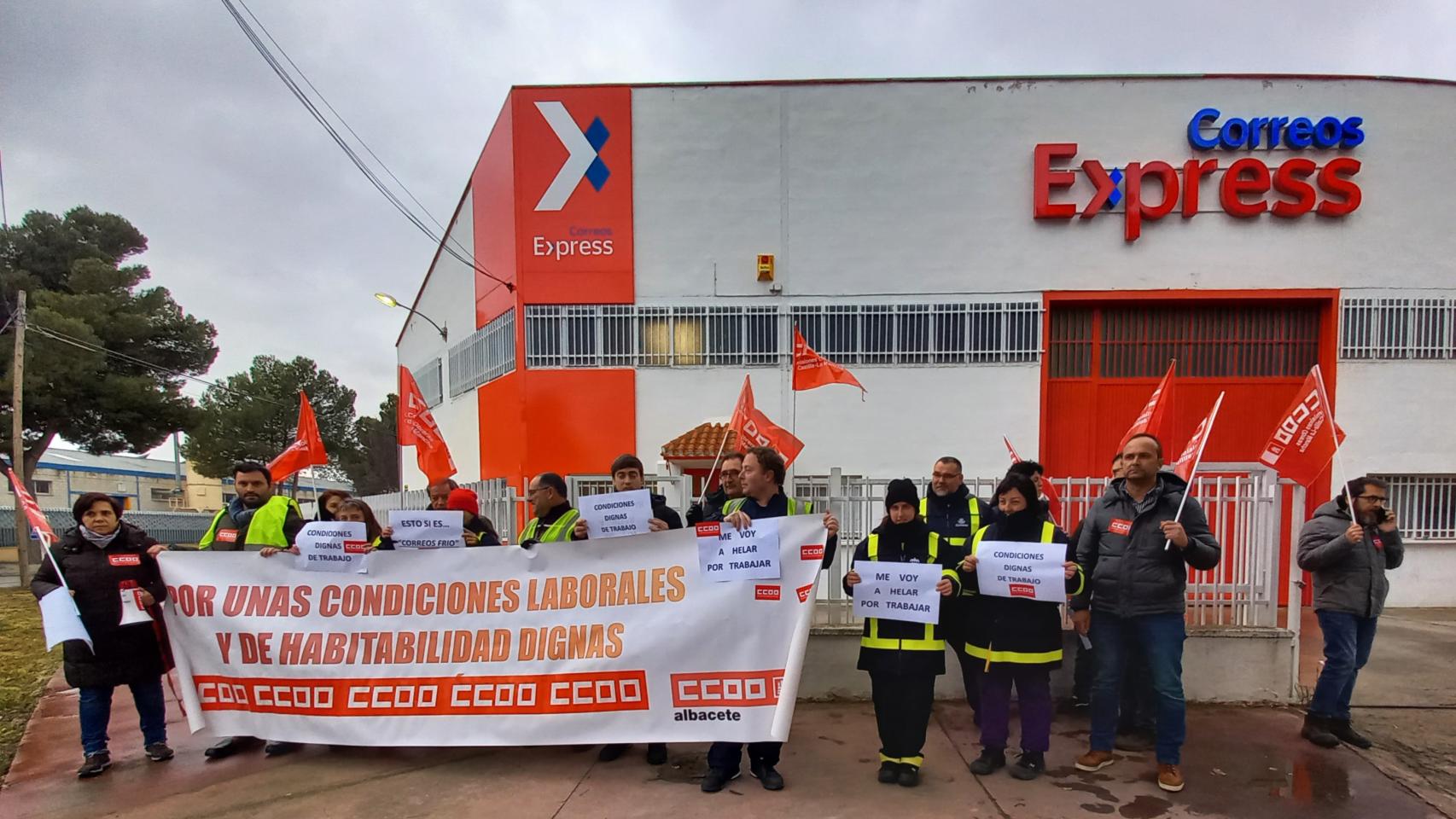 Protesta. Foto: CCOO.
