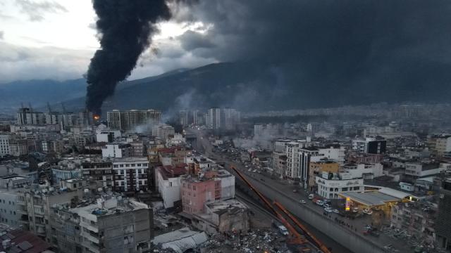 Vista aérea de la ciudad de Alejandreta, en la provincia de Hatay, en Turquía.