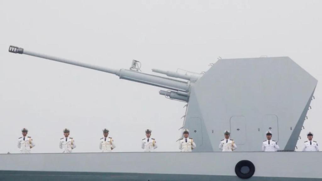 Uno de los cañones de riel desarrollados por el PLA chino