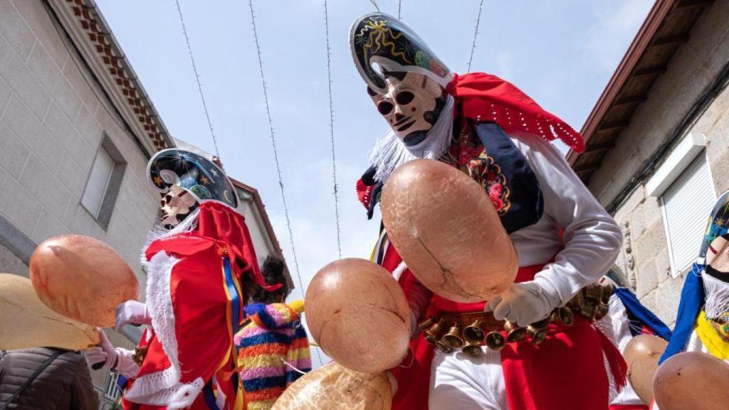 Pantallas en el Carnaval de Xinzo de Limia. Foto: Shutterstock