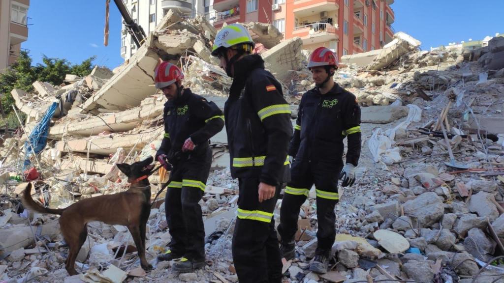Moisés Belloch, rescatador en Turquía.